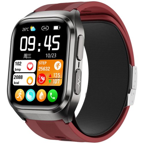 S17 Smartwatch ECG Testing With Air Pump Airbag Design 2.01-inches AMOLED Screen AI Sports Mode