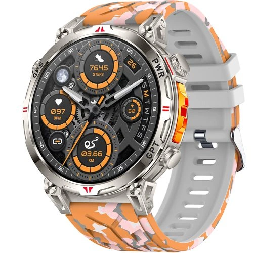 VALDUS VG55 PRO Smart Watch Support  GPS Altimeter Barometer Compass Health Monitoring AI Voice Assistant